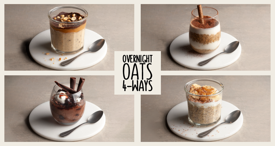 Overnight Oats Four Ways