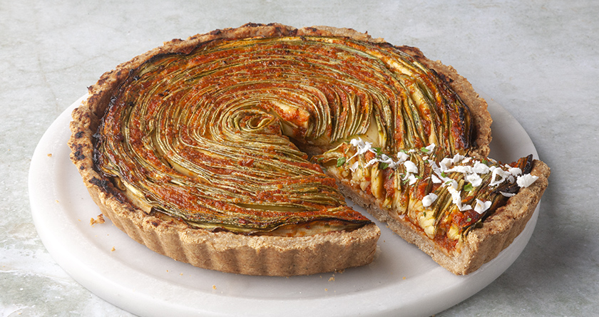 Mediterranean-style zucchini tart | Akis Petretzikis