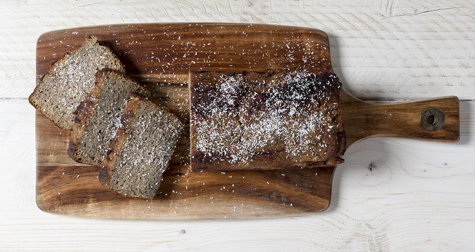 Banana bread with coconut flour Akis Petretzikis