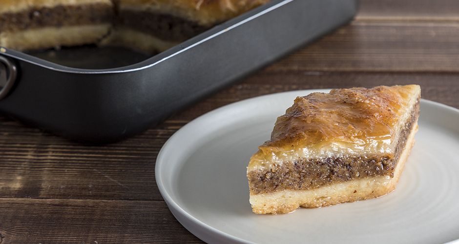 Copenhagen Greek syrupy phyllo and almond dessert Akis Petretzikis