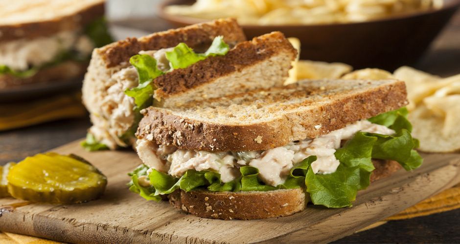 Tasty tuna sandwiches