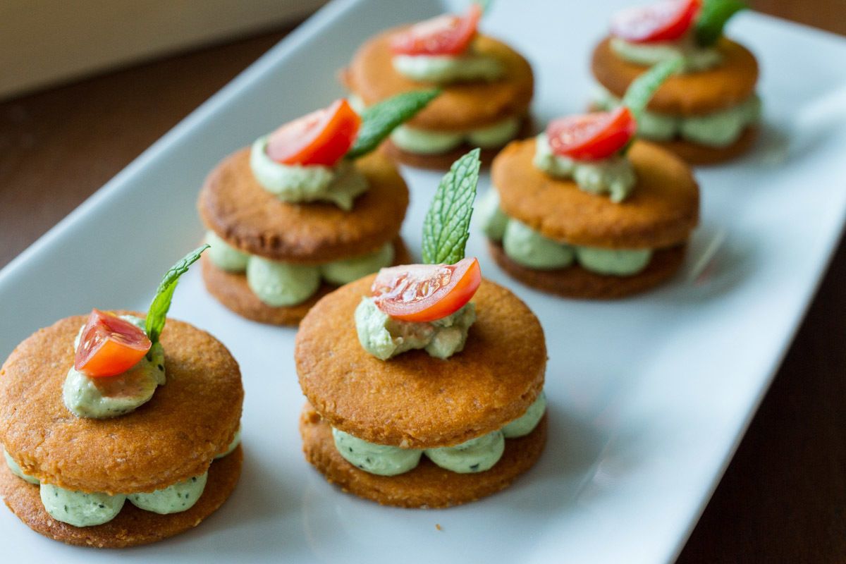 Savory Tomato Cookies with Basil Pesto Akis Petretzikis